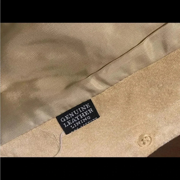 BRAZILIAN LEATHER jacket SPLIT END LTD Size 9 VINTAGE 80s - Picture 4 of 8